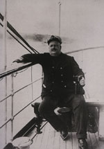 D. Carlos de Bragança a bordo de um dos seus iates