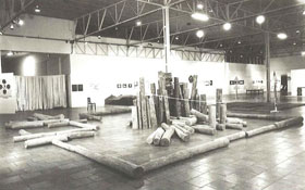 Vista da exposição Alternativa Zero, 1977