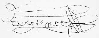 Assinatura autógrafa de Fernão Lopes de Castanheda