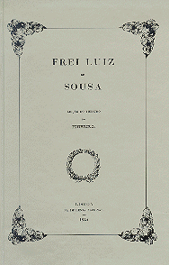 Capa da edição da obra Frei Luiz de Sousa