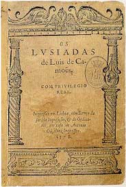 Luís de Camões, Os Lusíadas, 1.ª edição
