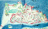 Macau, pintura de Pedro Barreto de Resende no Livro das Plantas de Todas as Fortalezas do Estado da Índia Oriental de António Bocarro